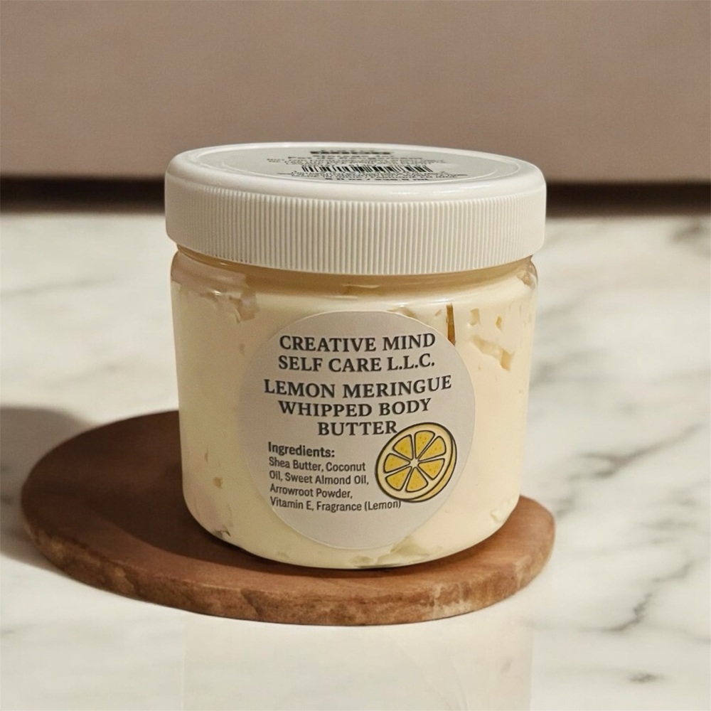 Handcrafted Lemon Meringue whipped body butter - Picture 1 of 2